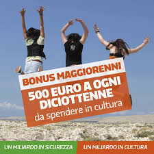 Bonus Cultura a chi compie 18 anni nel 2016