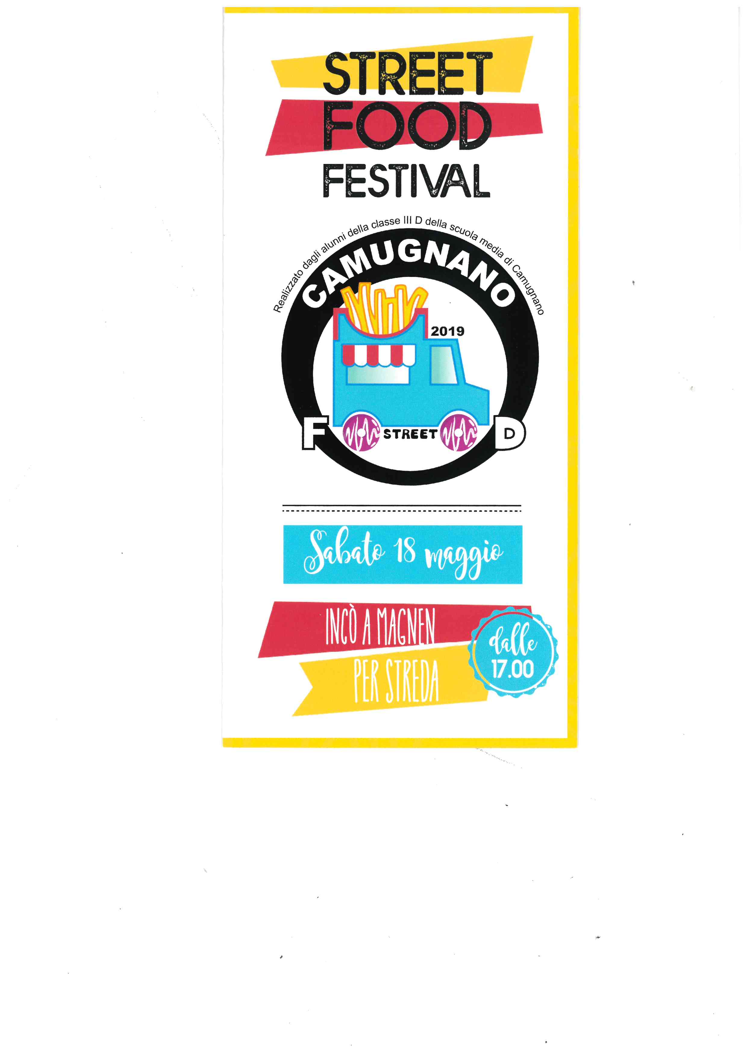 RINVIATA manifestazione Street Food