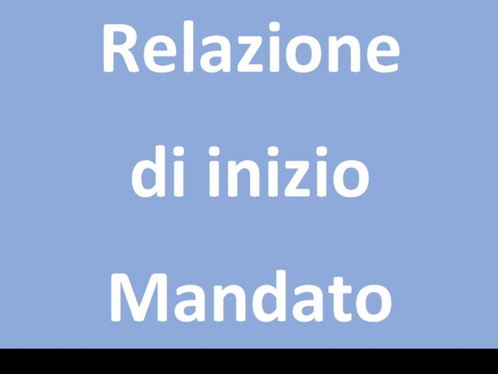 Relazione di inizio mandato anni 2018-2023