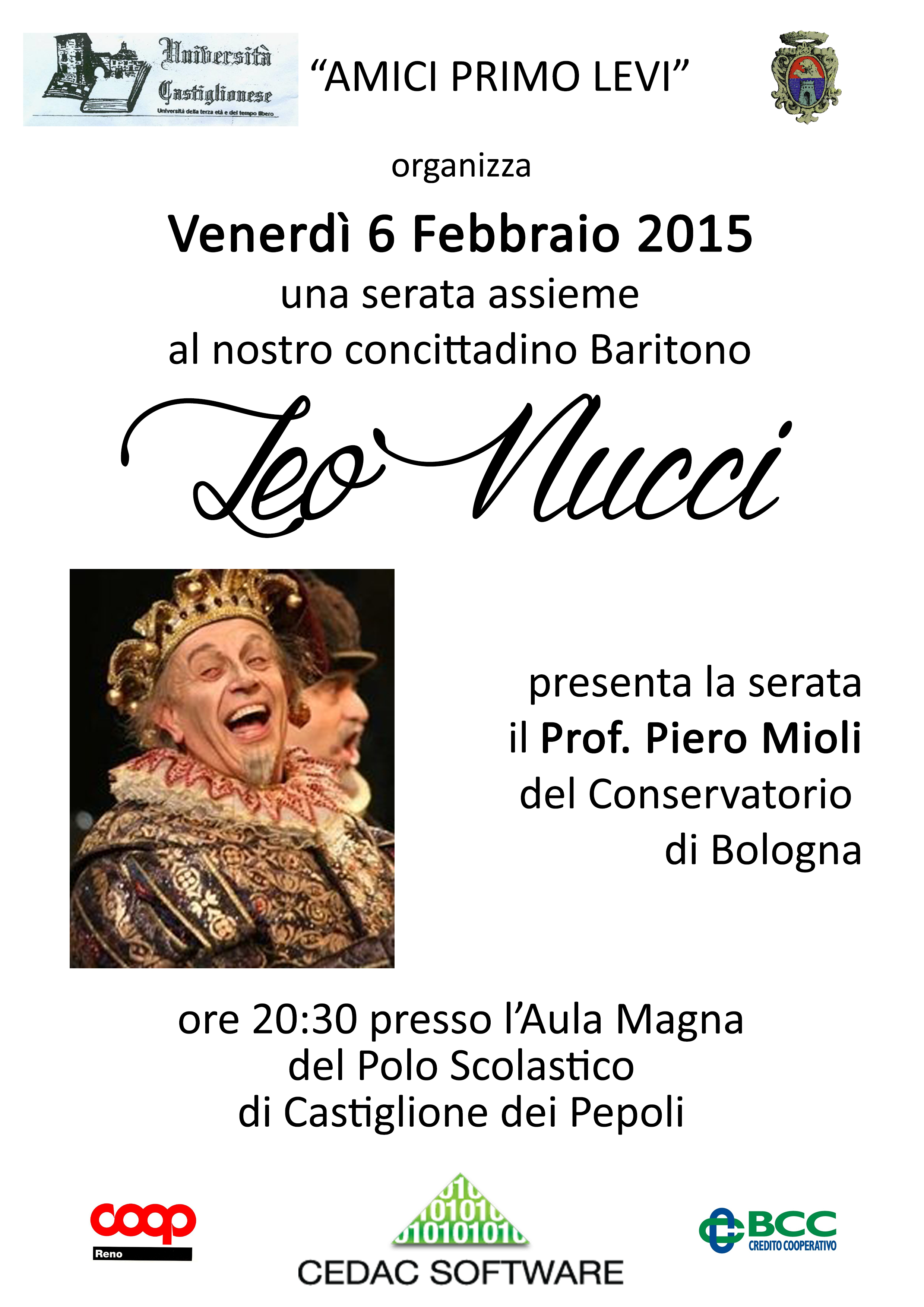 rinvio causa maltempo serata in omaggio a leo nucci 