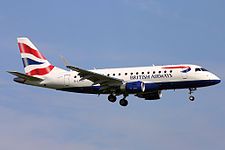 Embraer 170-100STD, a British Airways egyik repülőgépe