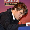Magnus Carlsen A világranglistát vezető világbajnok Norvégia első tábláján játszik