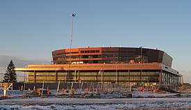 A verseny helyszíne, a Malmö Aréna