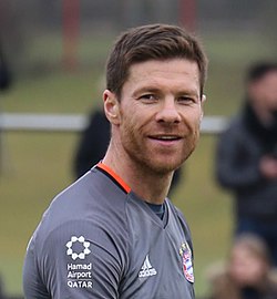 Xabi Alonso a Bayern München színeiben 2017-ben