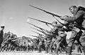 Szovjet katonák kiképzése Moszkva környékén, 1941 augusztusa