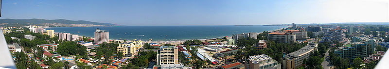 A Napospart panormámaképe