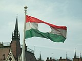 Lyukas zászló 2010-ben a Kossuth téren