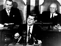 Kennedy elnök programindító kongresszusi beszéde