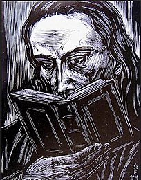 Apáczai Csere János (Gy. Szabó Béla fametszete, 1946)