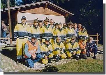 Il Gruppo impegnato nella Protezione Civile