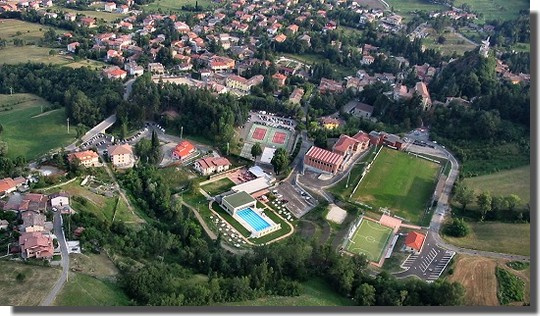 Il Centro Sportivo comunale - Panorama aereo