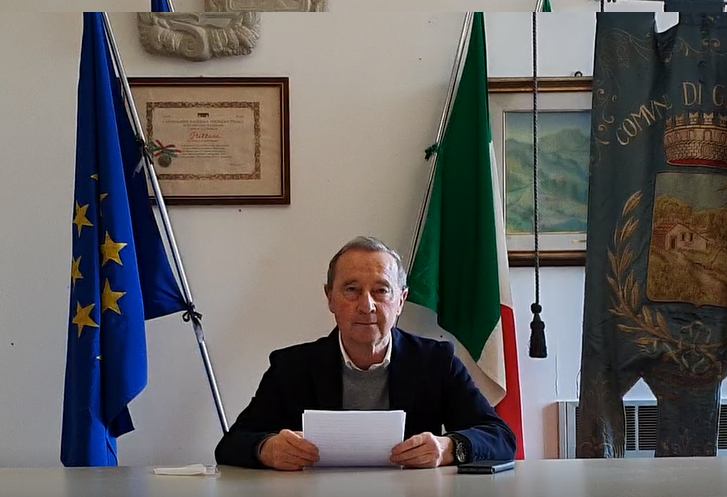 Discorso del Sindaco Franco Rubini ai cittadini. 