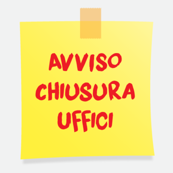 Comunicazione chiusura uffici