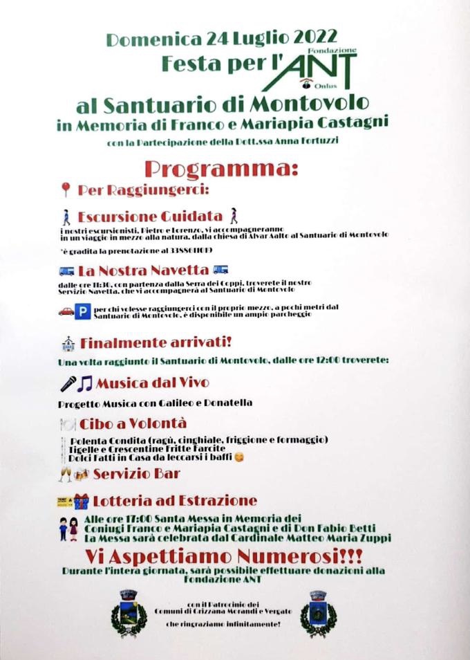 Domenica 24 luglio a Montovolo