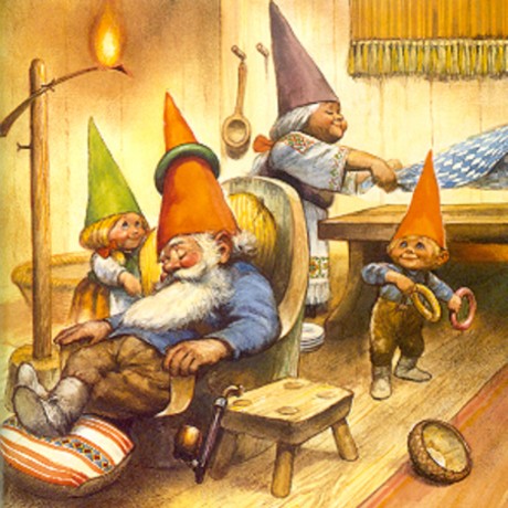 Gli gnomi ciabattini. Narrazione per bambini con musica dal vivo.