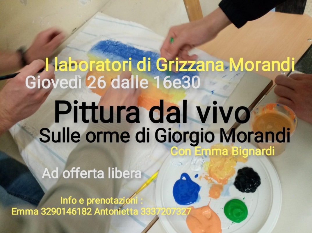 I laboratori di Grizzana Morandi. Pittura dal vivo sulle orme di Giorgio Morandi 