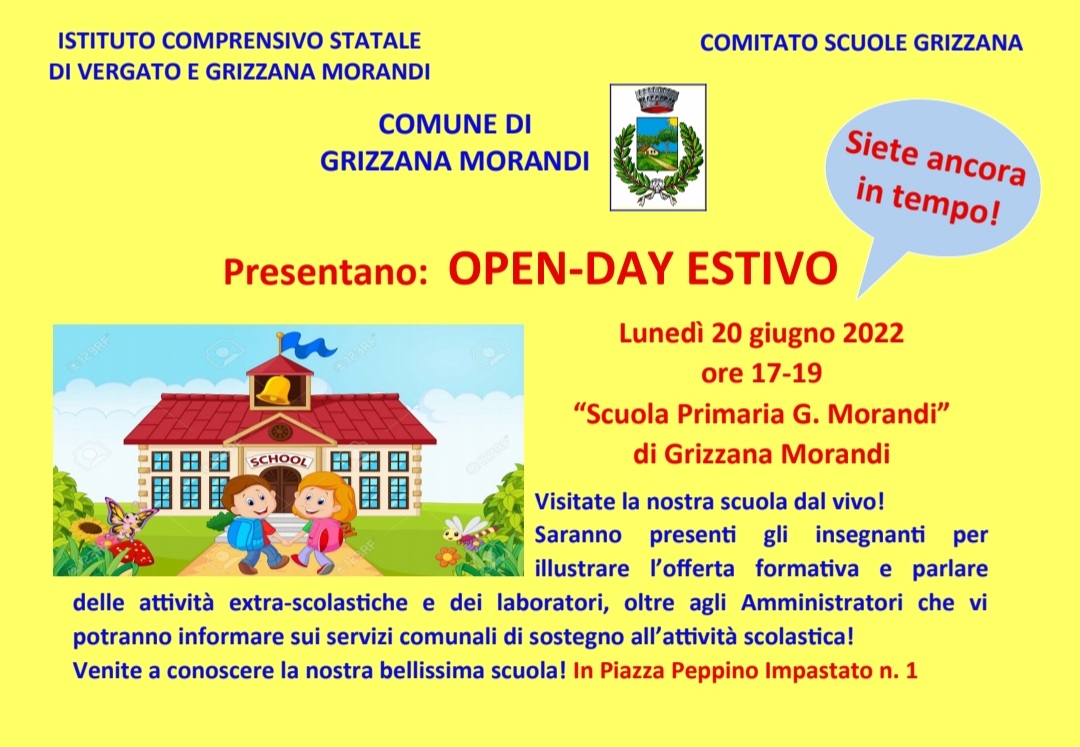 Open day Scuola primaria Grizzana Morandi