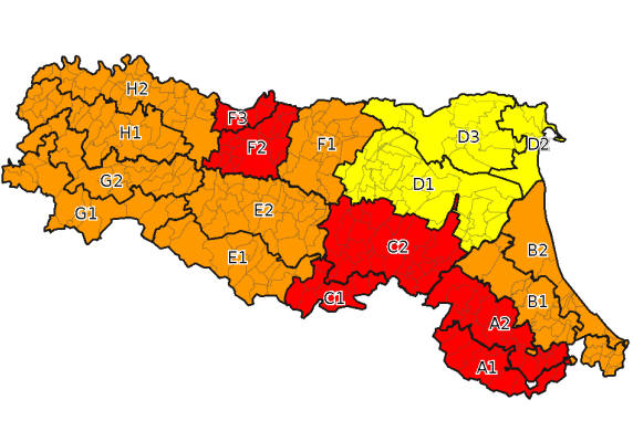 Allerta rossa meteo-idrogeologica-idraulica