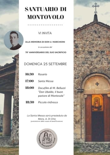 Domenica 25 settembre a Montovolo 