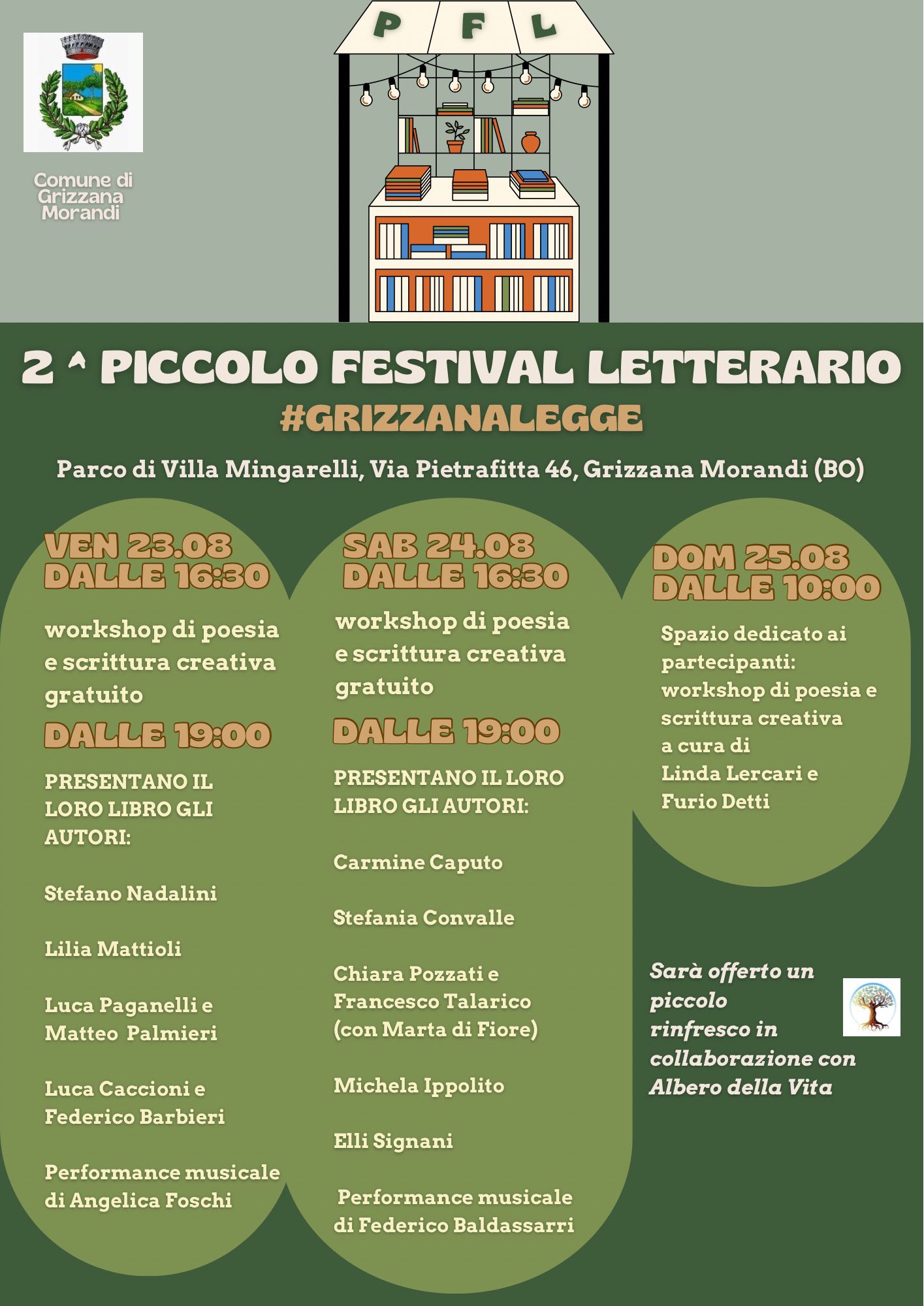 2^ PICCOLO FESTIVAL LETTERARIO GRIZZANALEGGE