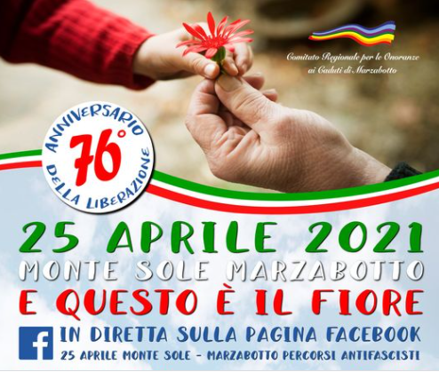25 Aprile 2021 - Programma delle Celebrazioni