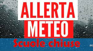Allerta rossa: chiusura scuole 