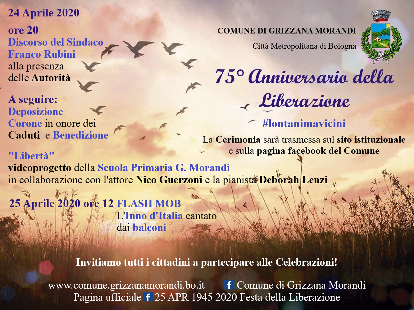 Festa della Liberazione #lontanimavicini