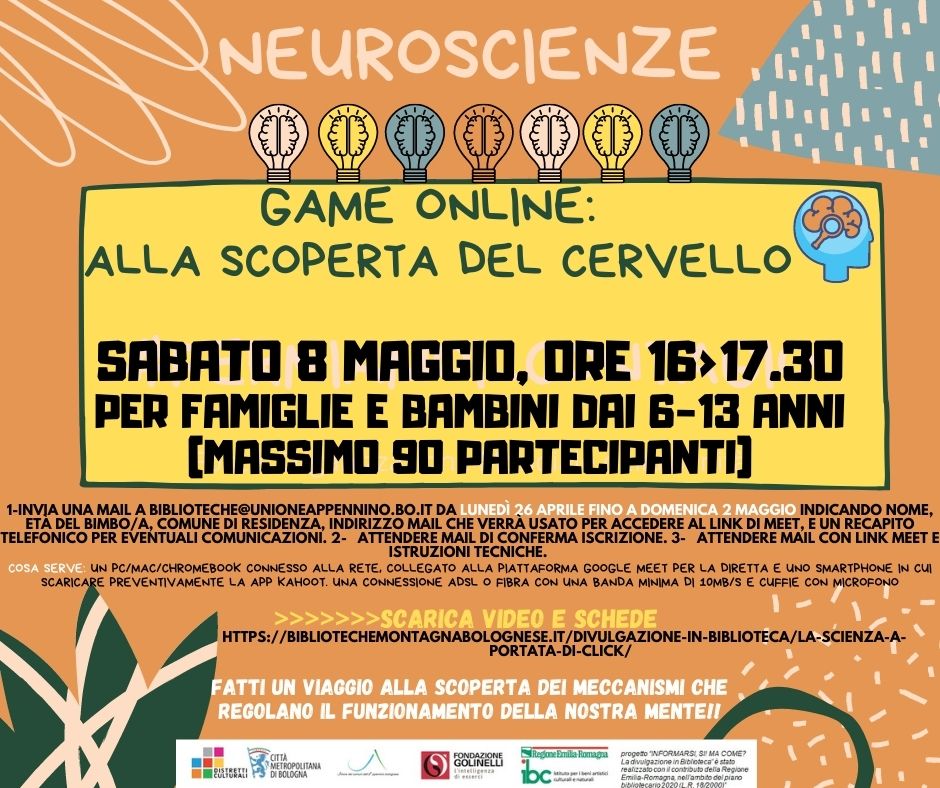 Neuroscienze: alla scoperta del cervello: game online