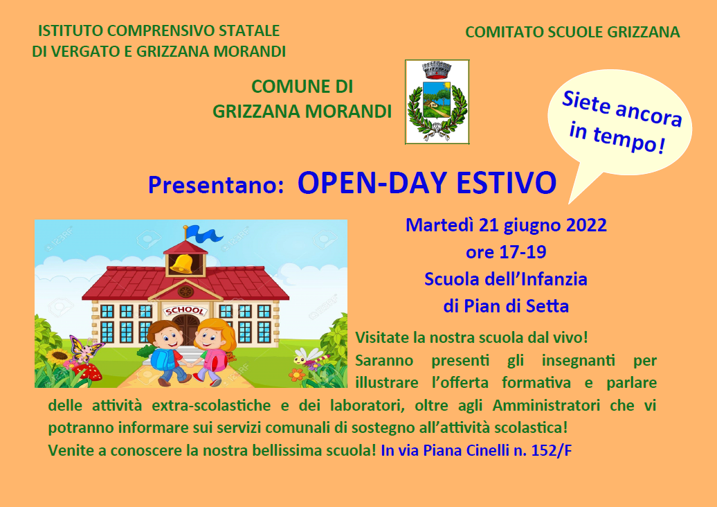 Open day Scuola dell'infanzia Pian di Setta