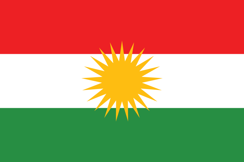 bandiera kurdistan iracheno