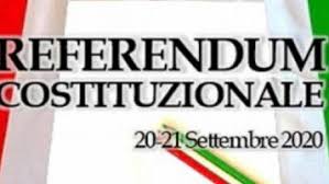 REFERENDUM COSTITUZIONALE DEL 20 E 21 SETTEMBRE 2020 - AFFLUENZE E RISULTATI  