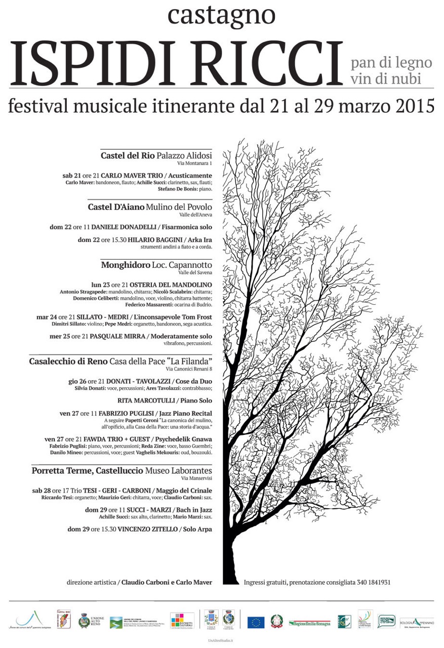 Il Programma della rassegna 'Castagno ISPIDI RICCI Pan di legno vin di nubi'
