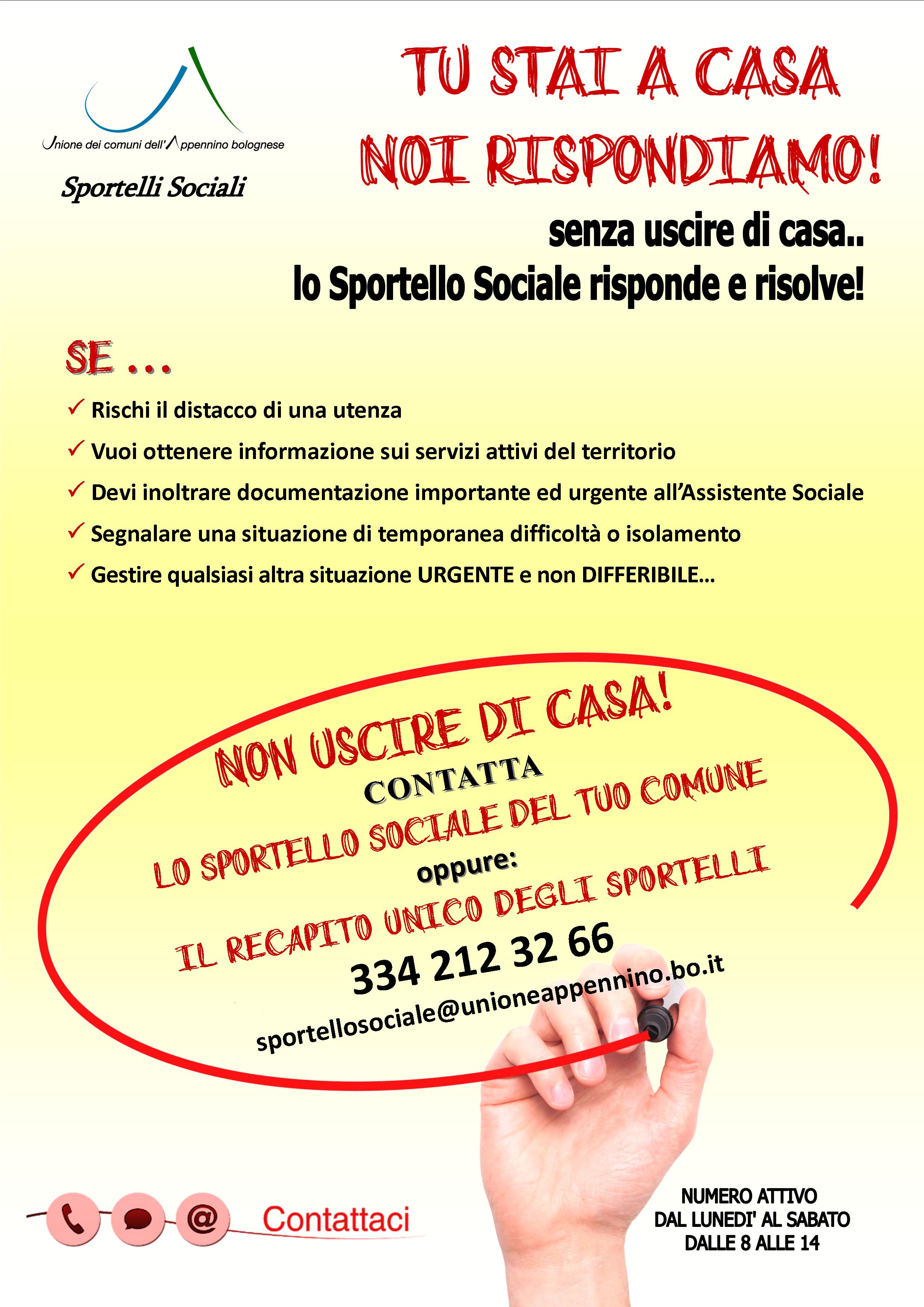 Volantino sportello sociale