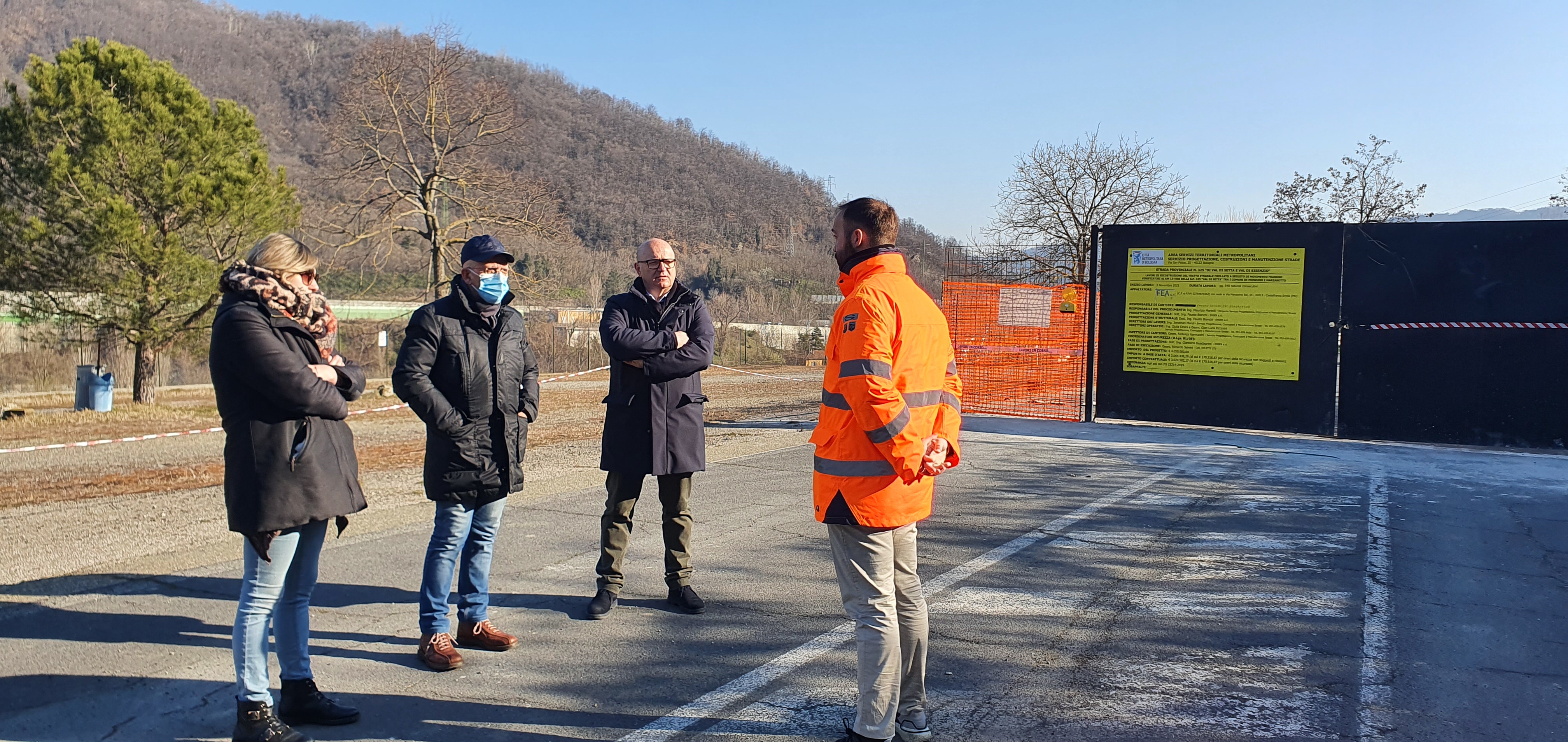 Frana Gardelletta, lavori sospesi causa ordigno bellico