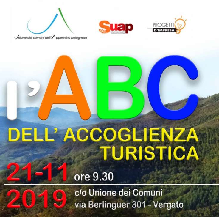 L'ABC dell'accoglienza turistica - convegno a Vergato