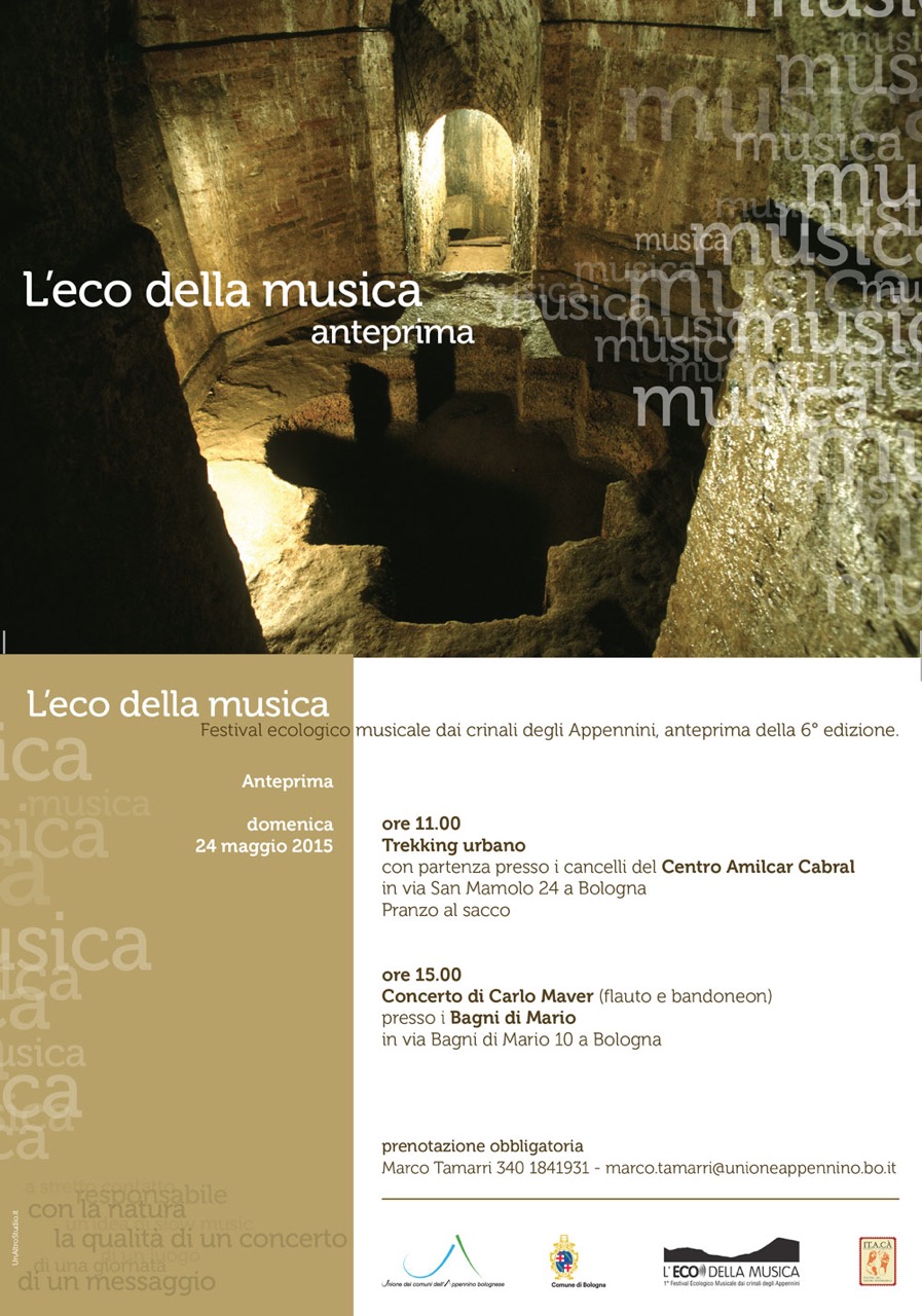 Anteprima “L’Eco della musica” 2015: domenica 24 maggio Carlo Maver in concerto ai “Bagni di Mario”