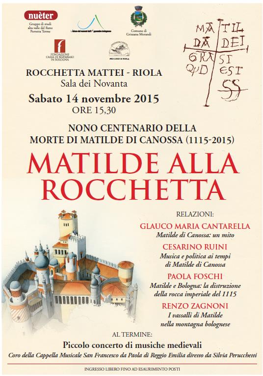 “Matilde alla Rocchetta”, convegno il 14 novembre alla Rocchetta Mattei