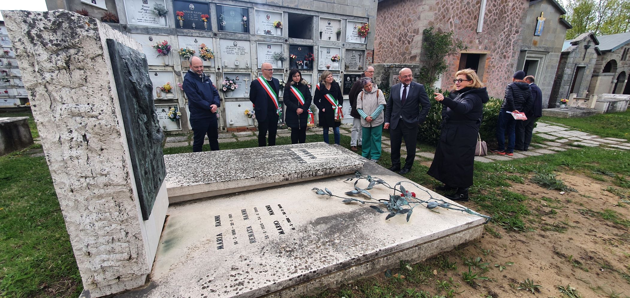 Monzuno, inaugurata la piazzetta Nanni