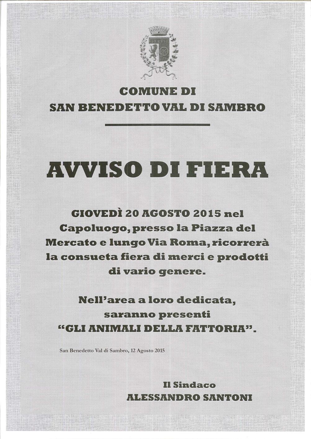 Fiera a San Benedetto Val di Sambro. “Rievocazione medioevale” a Castel di Casio
