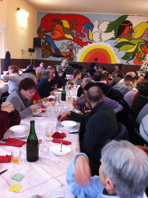 In oltre 200 al “Pranzo in compagnia” alla Casa del Popolo di Marzabotto