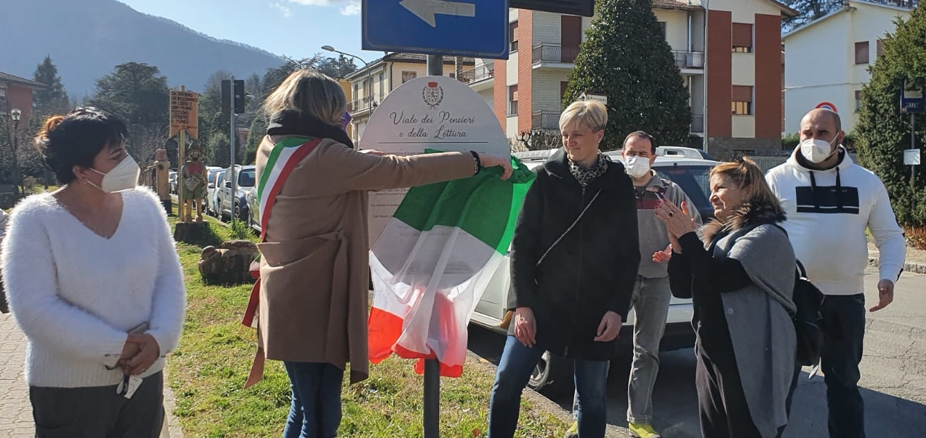 Marzabotto, inaugurato il viale della Lettura e dei Pensieri