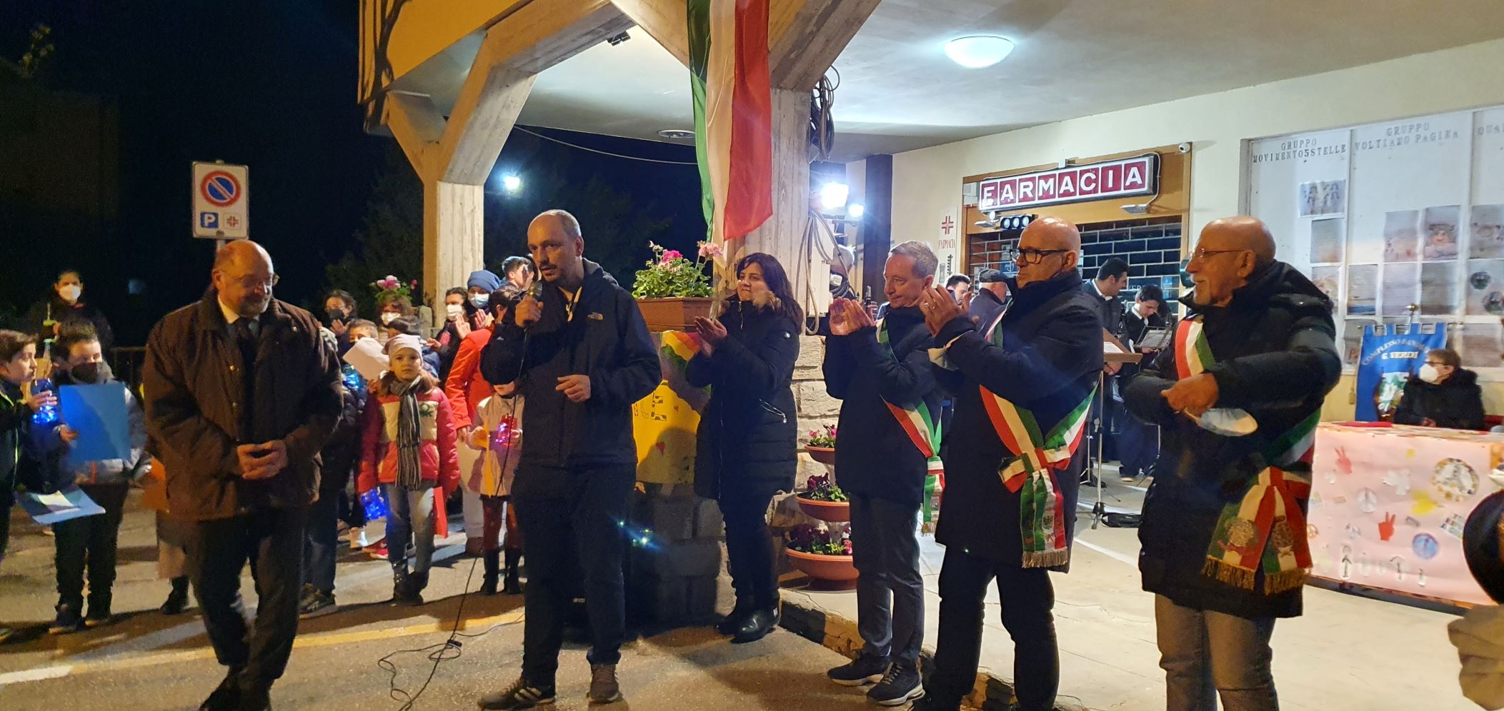 Grizzana Morandi, la fiaccolata della Liberazione