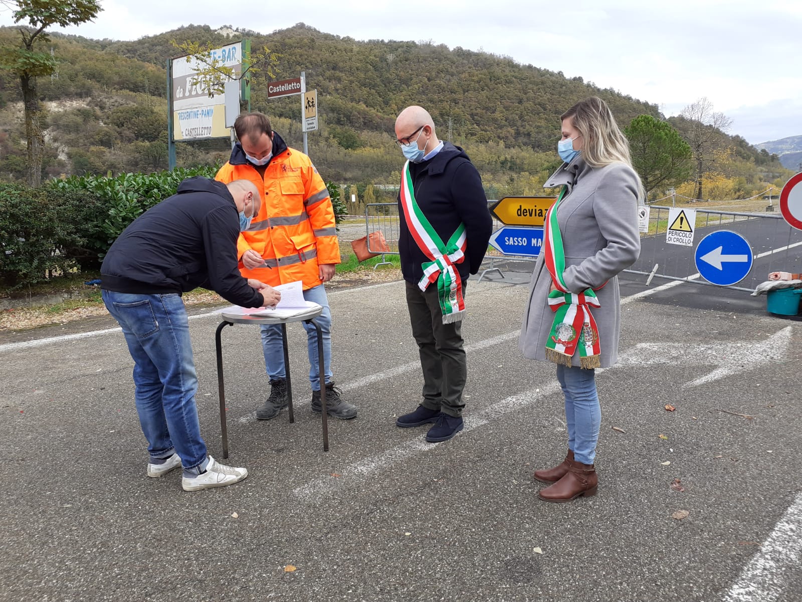 Frana Gardelletta, al via i lavori