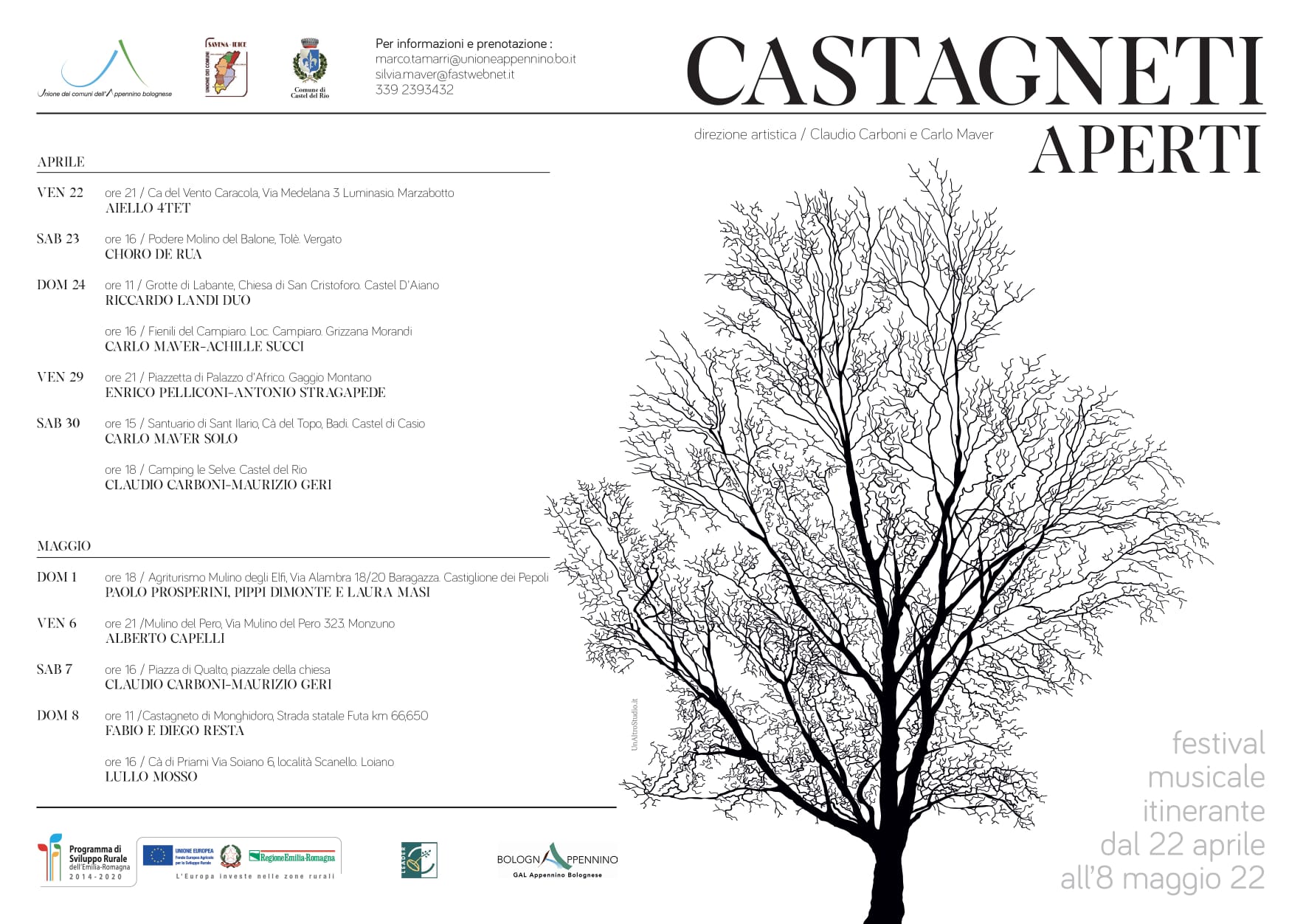 Castagne, marroni e musica