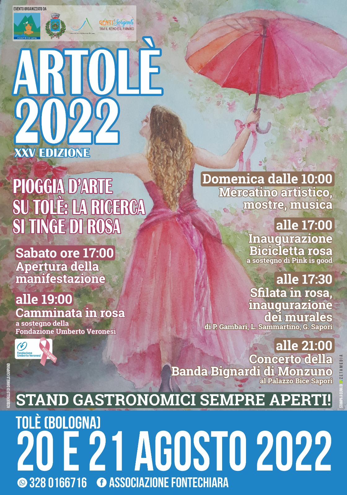 Artolè festeggia i 25 anni con una pioggia d’arte e di solidarietà
