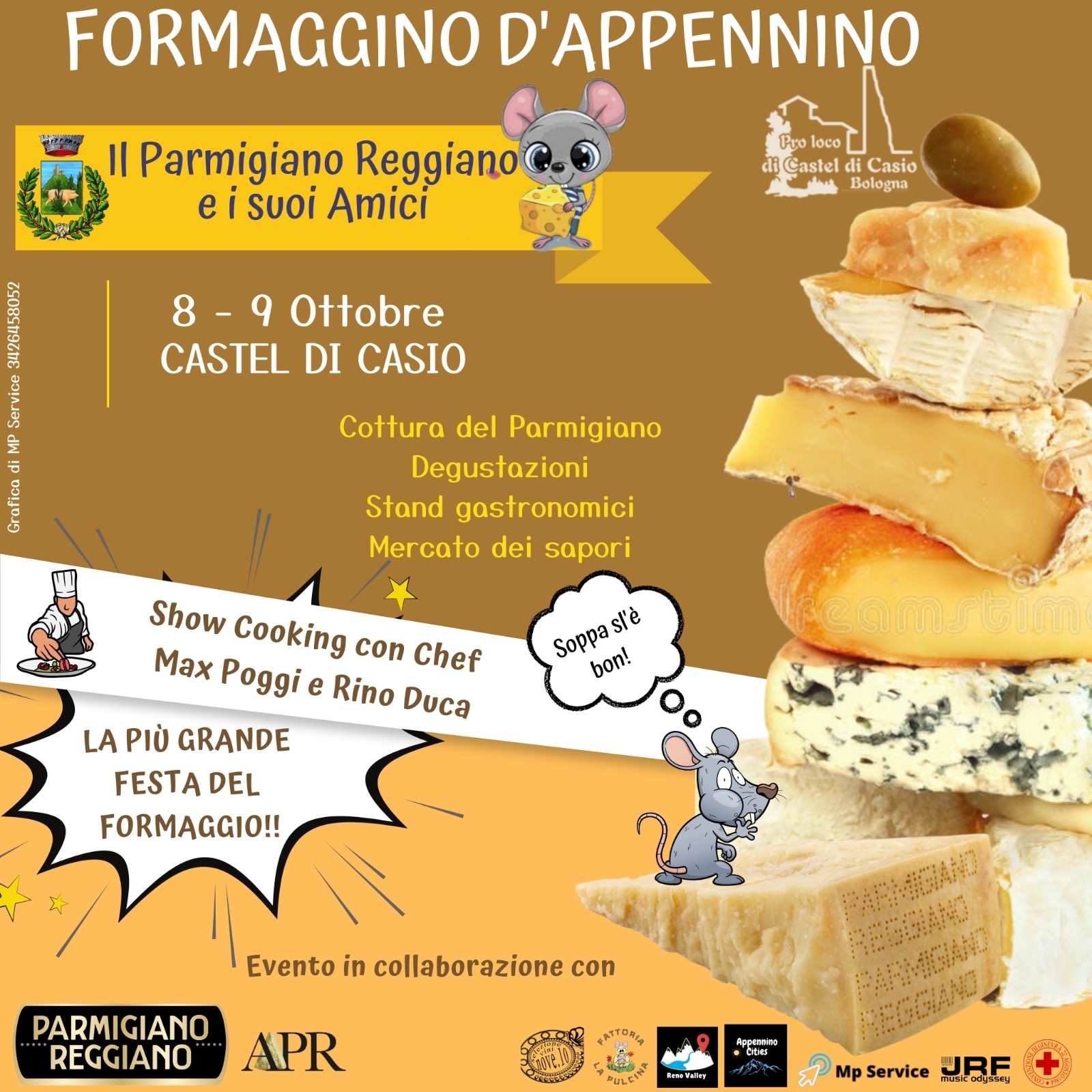 A Castel di Casio si assapora il formaggino dell’Appennino