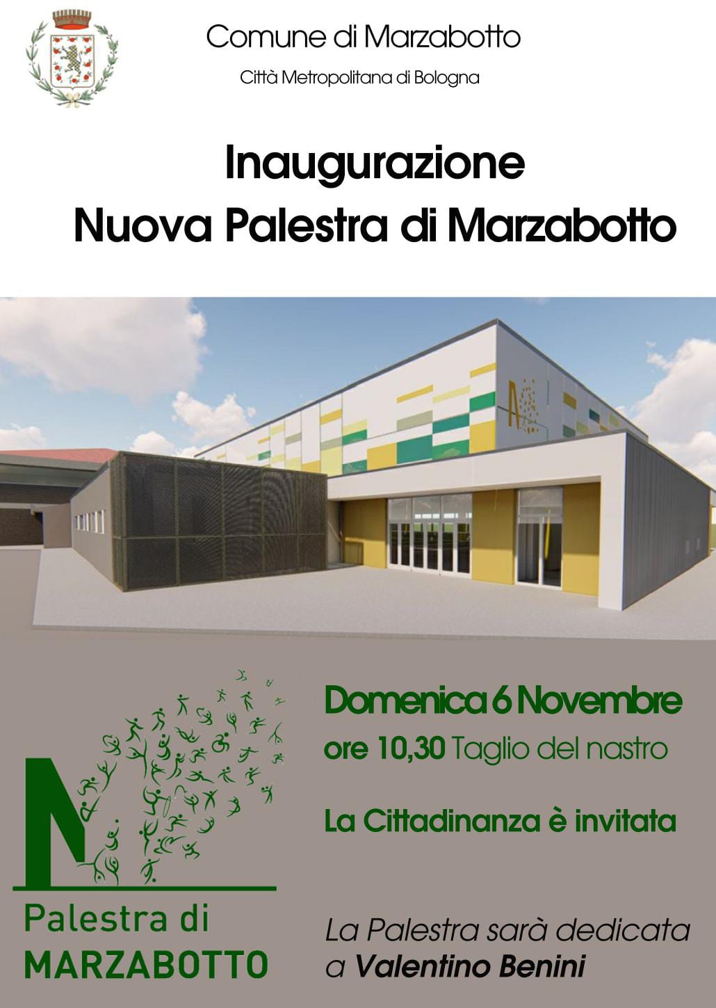 Marzabotto, inaugura la palestra