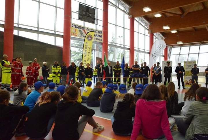 In campo con la protezione civile