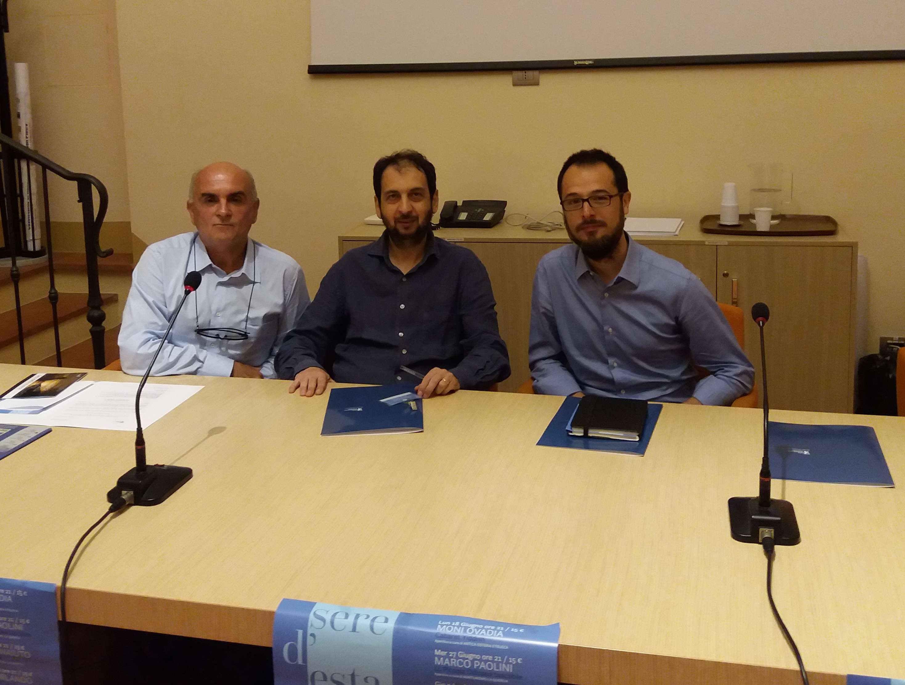Romano Franchi, Marco Montanari e Rosario Anzalone