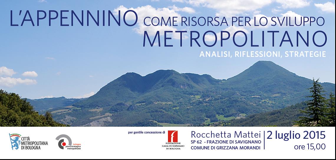 “L’Appennino come risorsa per lo sviluppo metropolitano”, convegno il 2 luglio alla Rocchetta Mattei